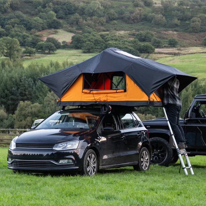 Outdoor Camping Van Tent - เต็นท์บนหลังคาแบบแข็งคุณภาพสูงสำหรับ 3-4 คน เหมาะสำหรับรถ 4WD ออฟโรด