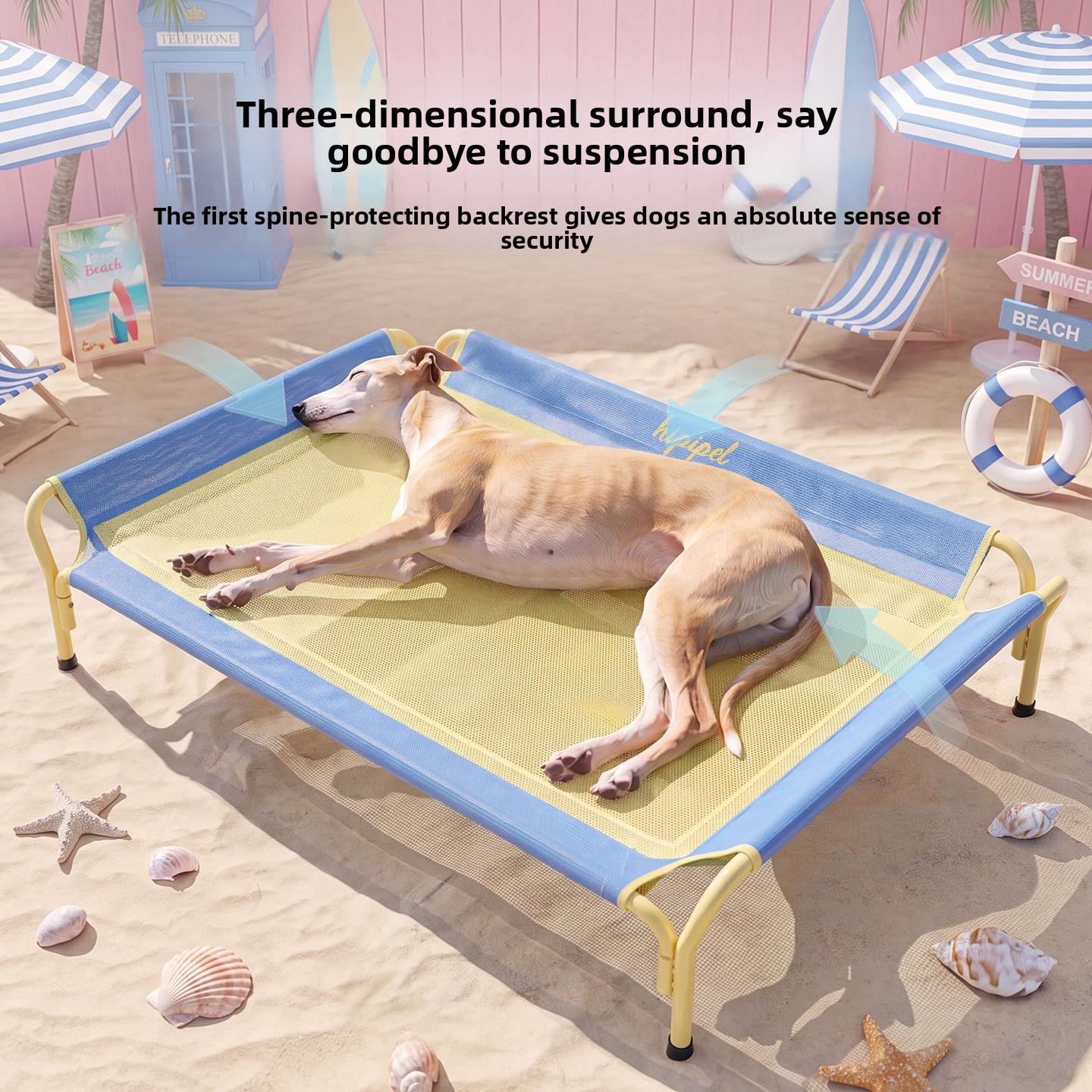 เตียงนอนสัตว์เลี้ยงสีตัดกันโดป - Outdoor Camping Dog Bed บทวิจารณ์และราคา