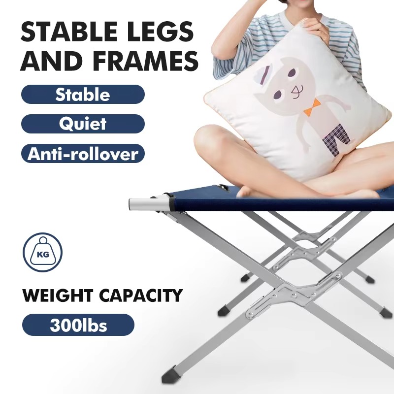 เตียงสนามพับได้ น้ำหนักเบา ทำจ - Bed Outdoor Camping บทวิจารณ์และราคา