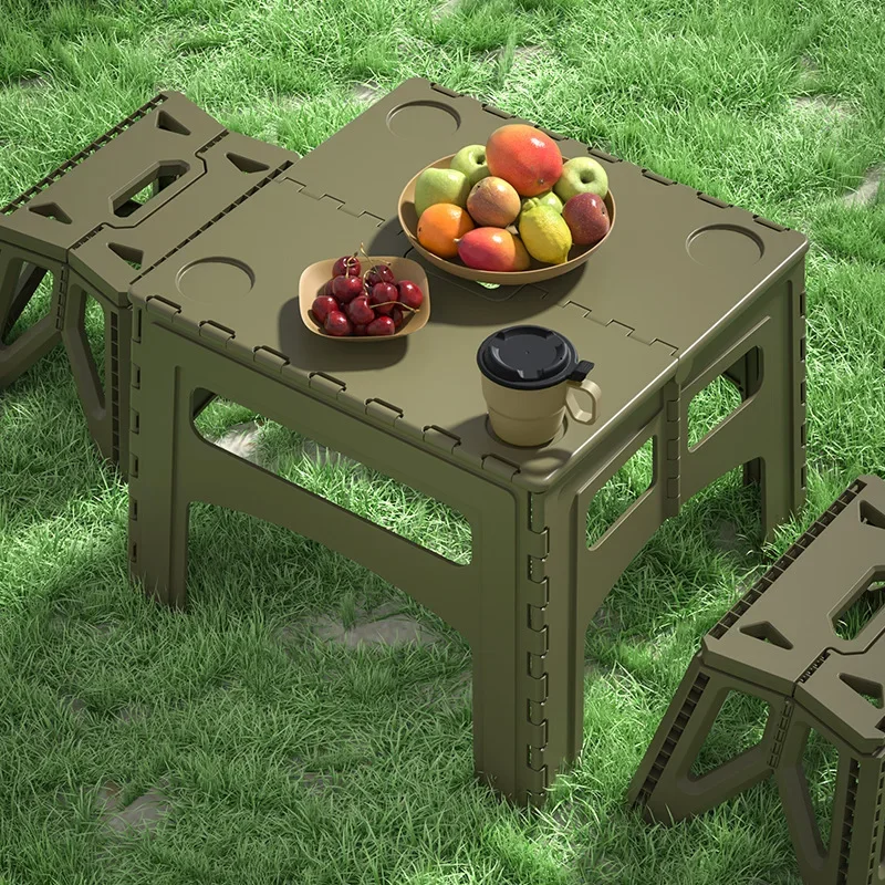 โต๊ะพับพลาสติกแบบพกพาสำหรับกิจ - Outdoor Camping Exhibition บทวิจารณ์และราคา