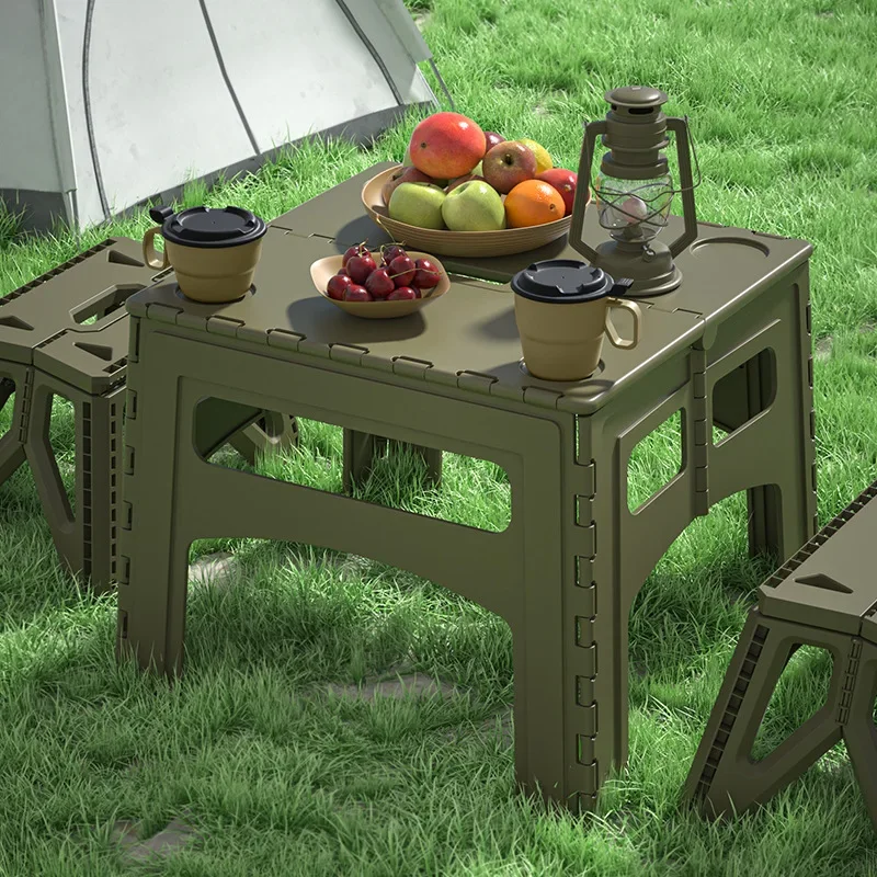 โต๊ะพับพลาสติกแบบพกพาสำหรับกิจ - Outdoor Camping Exhibition บทวิจารณ์และราคา