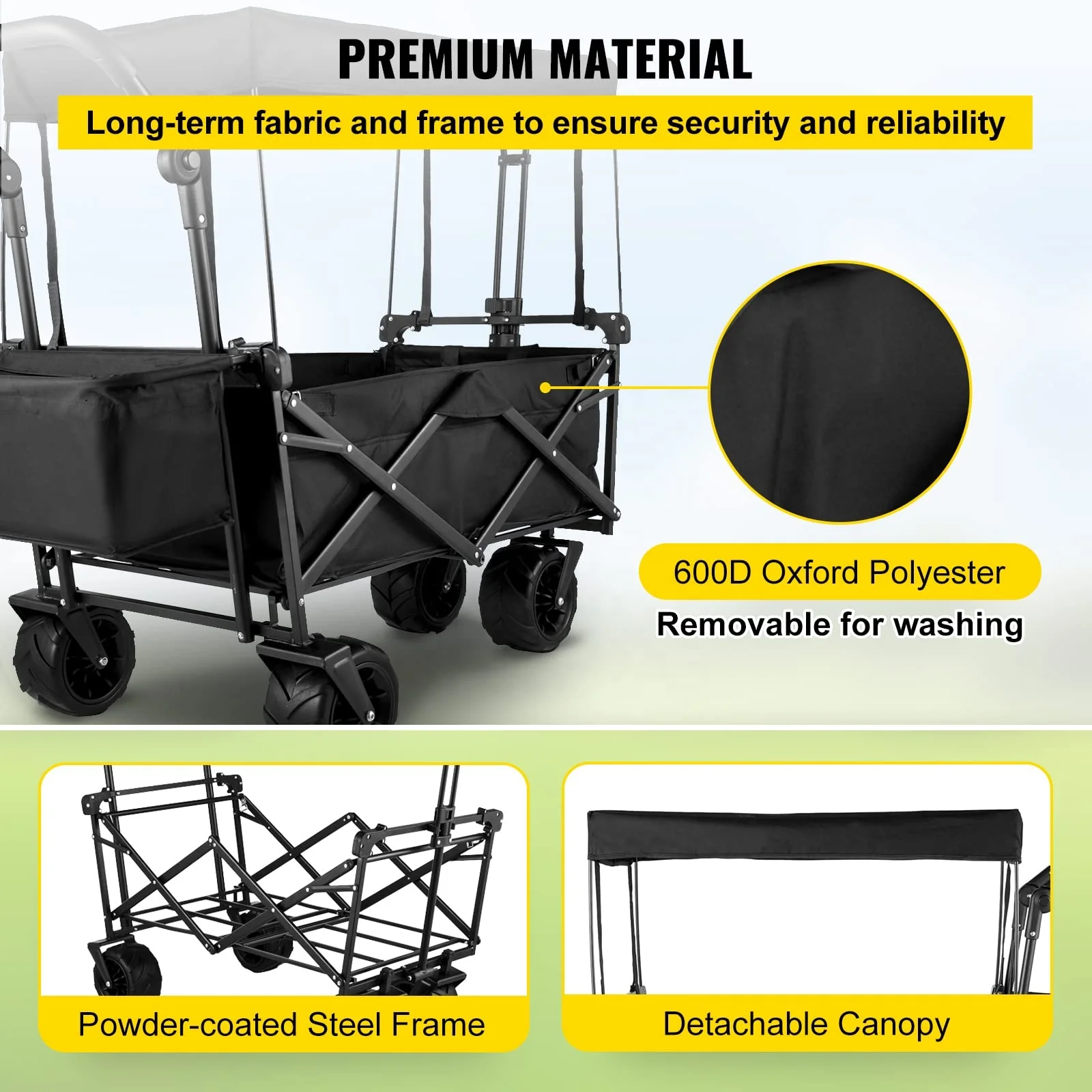 รถเข็นอเนกประสงค์แบบพับได้สำหร - Outdoor Camping Trolley บทวิจารณ์และราคา