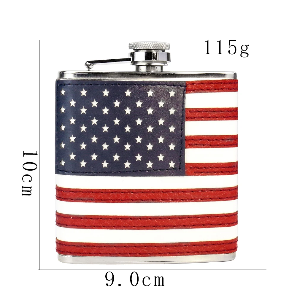 กระติกเหล้าสแตนเลสสตีลลายธงชาต - Outdoor Camping Usa บทวิจารณ์และราคา