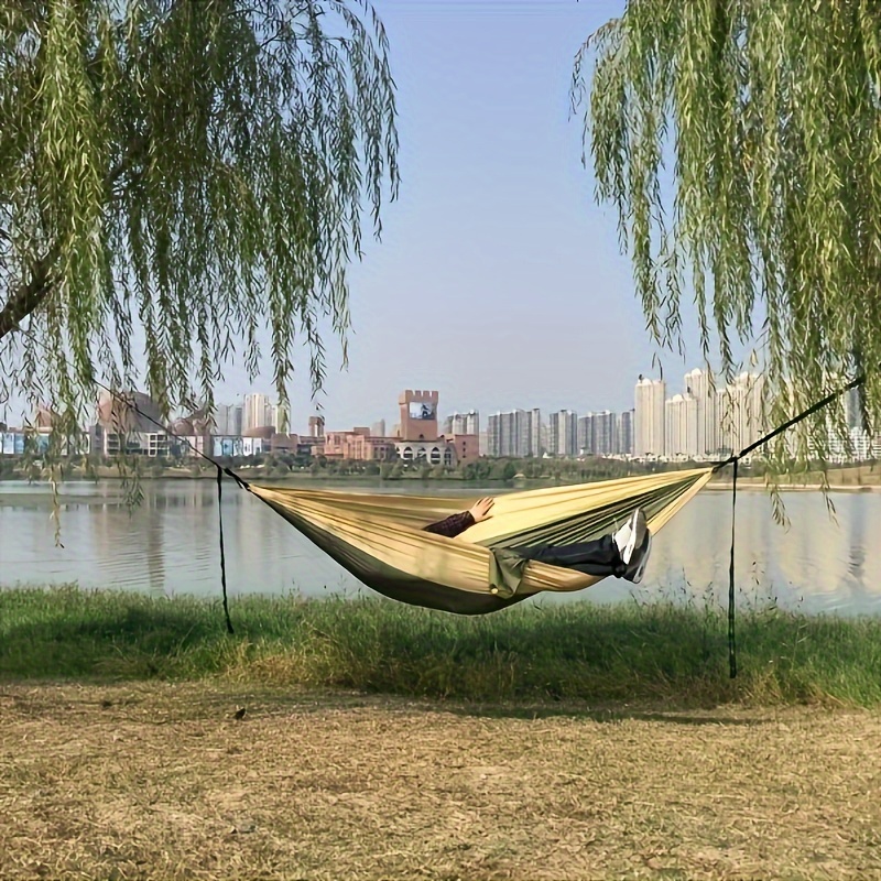 เปลญวนผ้าโพลีเอสเตอร์แบบพกพา น - Bed Outdoor Camping บทวิจารณ์และราคา