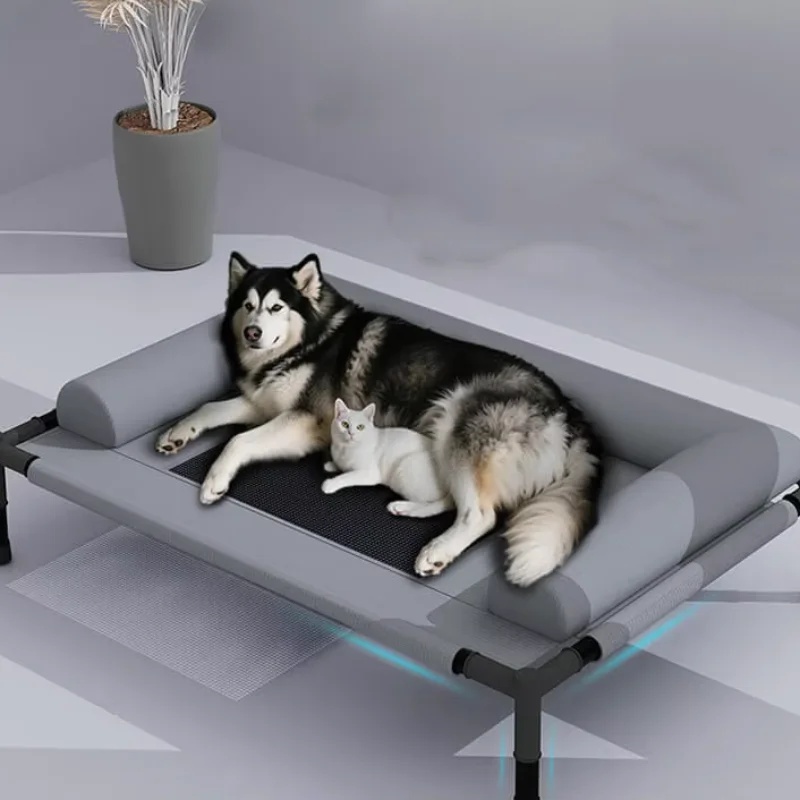 เตียงนอนสุนัขแบบเย็นสบาย ตาข่า - Outdoor Camping Dog Bed บทวิจารณ์และราคา