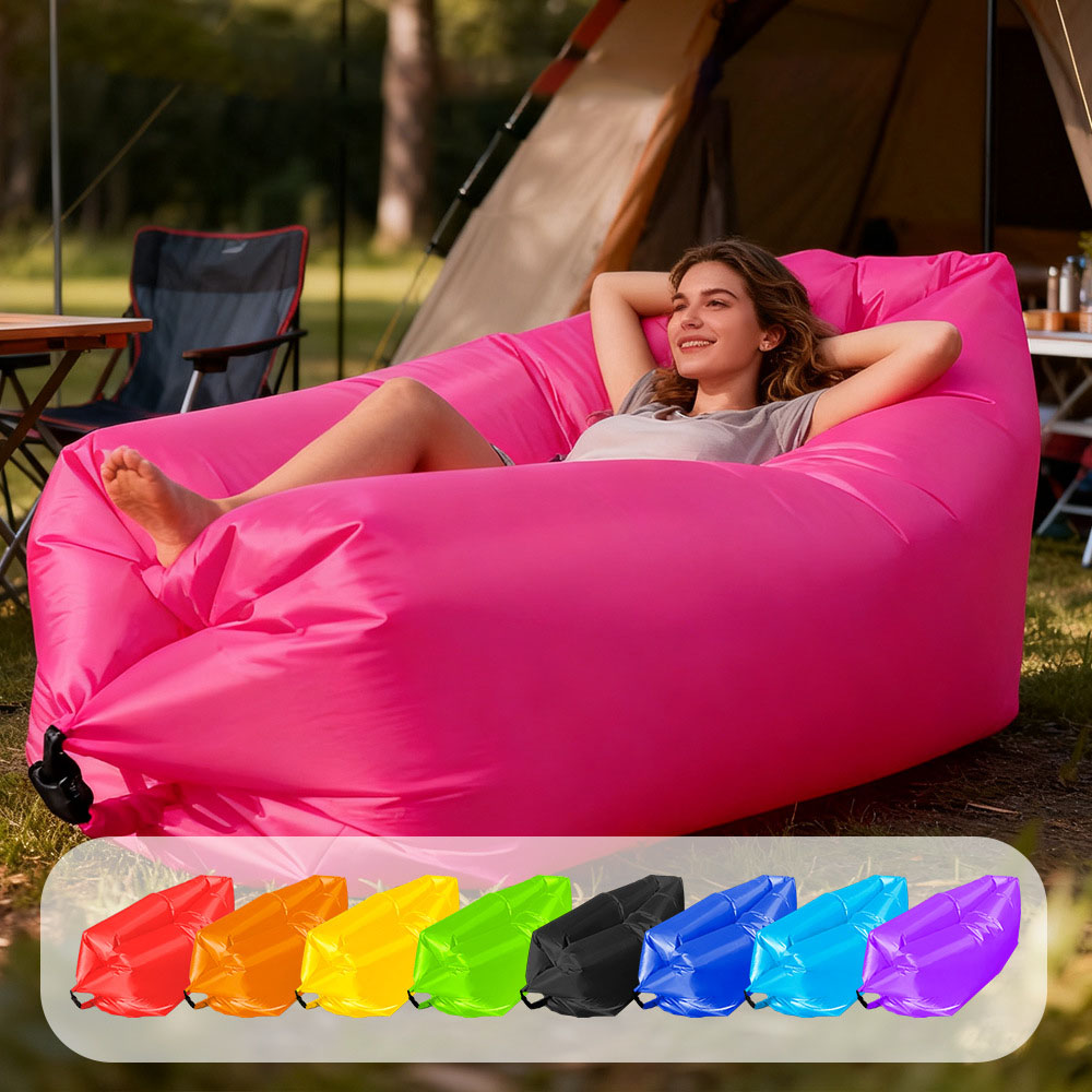 โซฟาเป่าลมแบบพกพา หลากสี สำหรั - Bed Outdoor Camping บทวิจารณ์และราคา