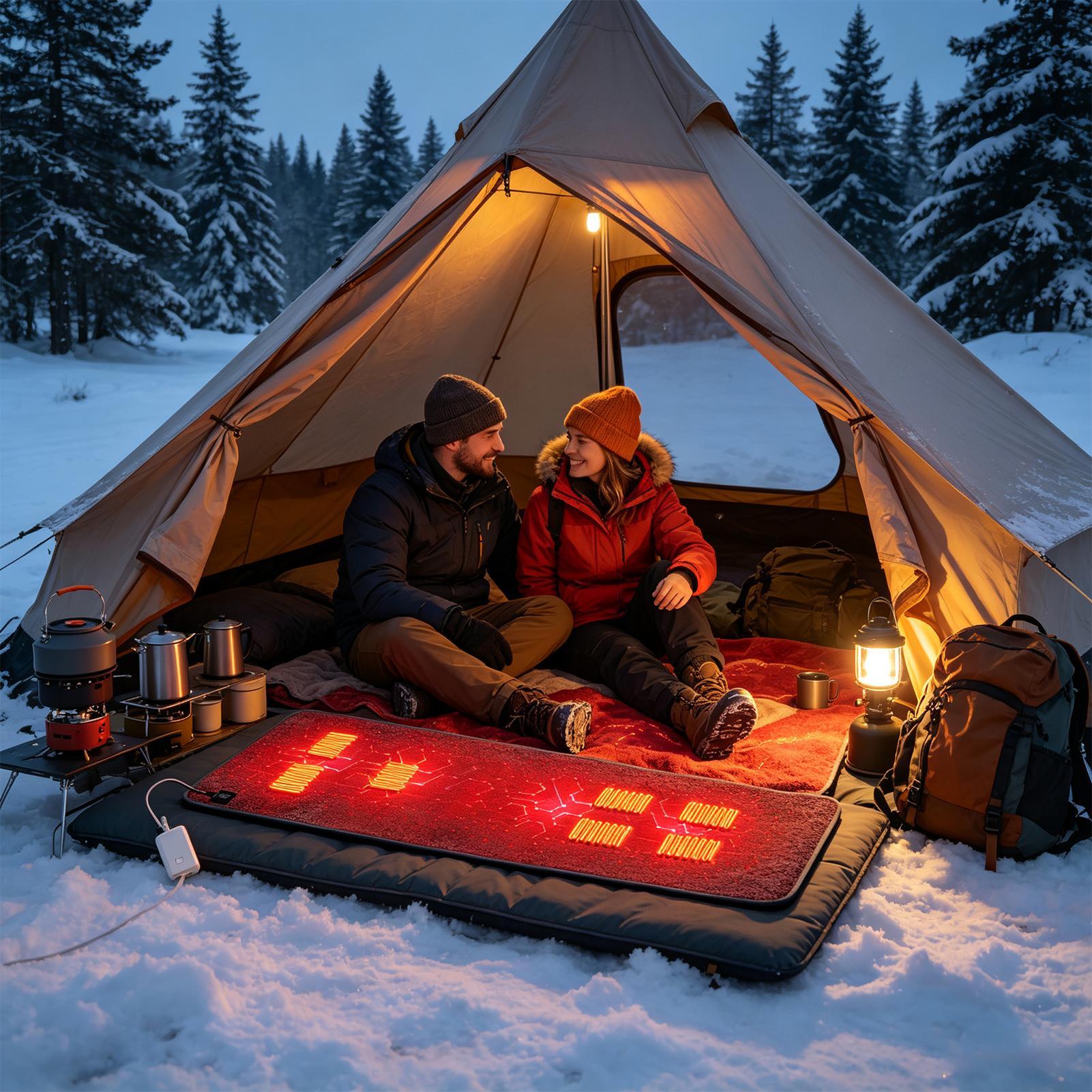 เก้าอี้แคมป์ปิ้งพร้อมแผ่นทำควา - Outdoor Camping Rugs บทวิจารณ์และราคา