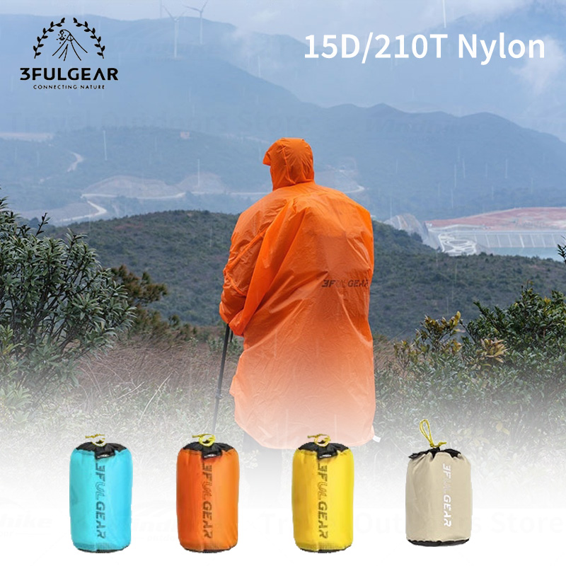 3F UL GEAR 2026 เสื้อกันฝนสำหร - Camping Rain Poncho บทวิจารณ์และราคา