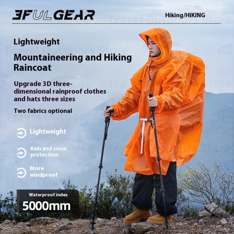 3F UL GEAR 2026 เสื้อกันฝนสำหร - Camping Rain Poncho บทวิจารณ์และราคา