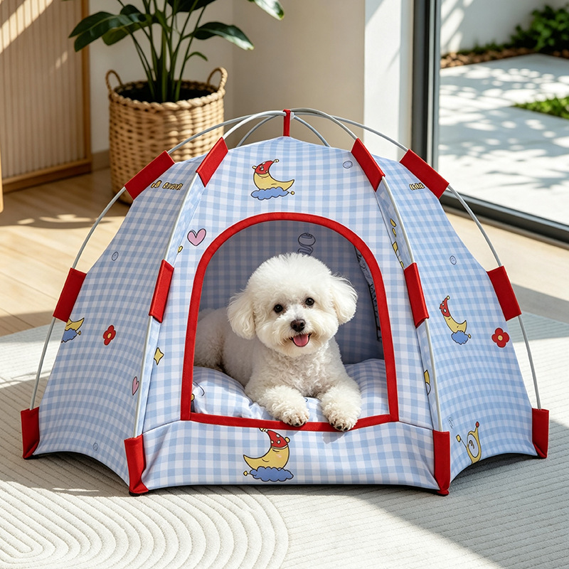 เต็นท์สำหรับสุนัขและที่นอนสำหร - Outdoor Camping Dog Bed บทวิจารณ์และราคา