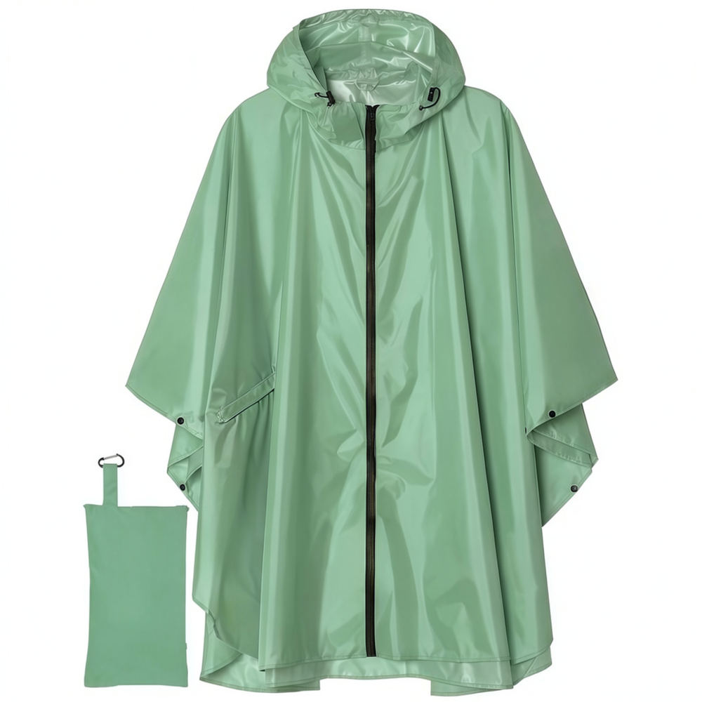 เสื้อกันฝนแบบมีฮู้ด 3-in-1 ทนท - Camping Rain Poncho บทวิจารณ์และราคา