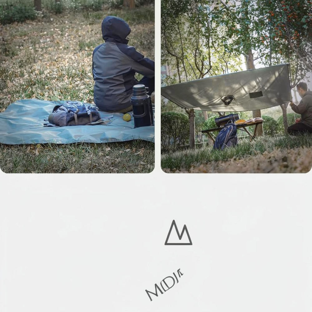 เสื้อกันฝนแบบมีฮู้ด 3-in-1 ทนท - Camping Rain Poncho บทวิจารณ์และราคา